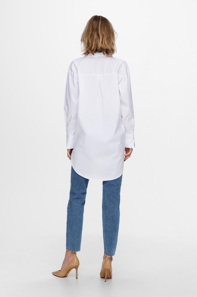 JDYMIO L/S LONG SHIRT WVN NOOS 15233486 White